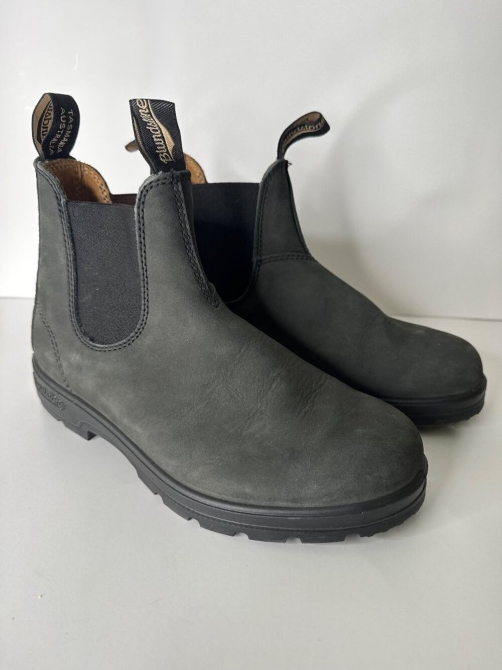 New Blundstone 587 Rustic Black Chelsea Boots AU 6 US Womens 9